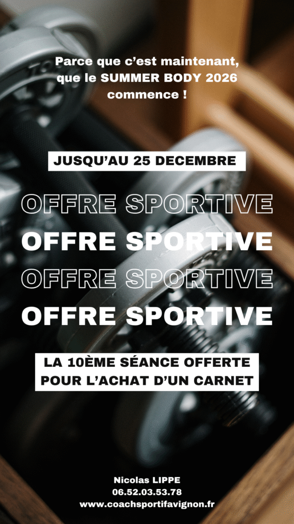 nicolas lippe coach coaching sport sportif les angles easygym offre fin d'année noel